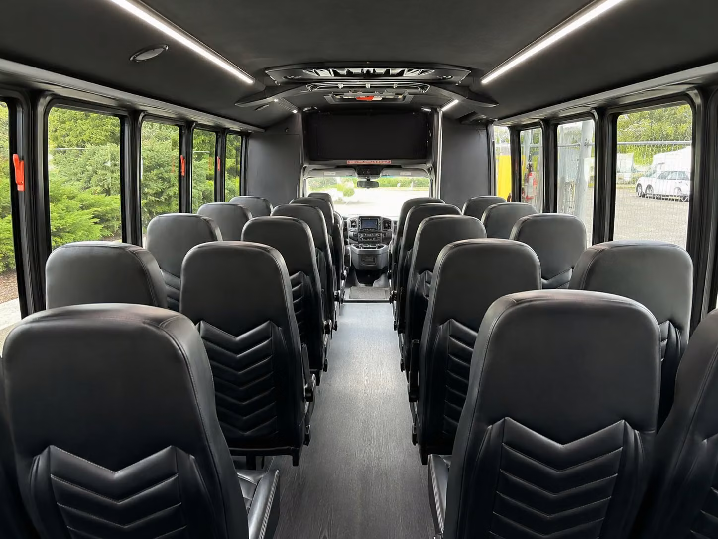 15 passenger minibus inside