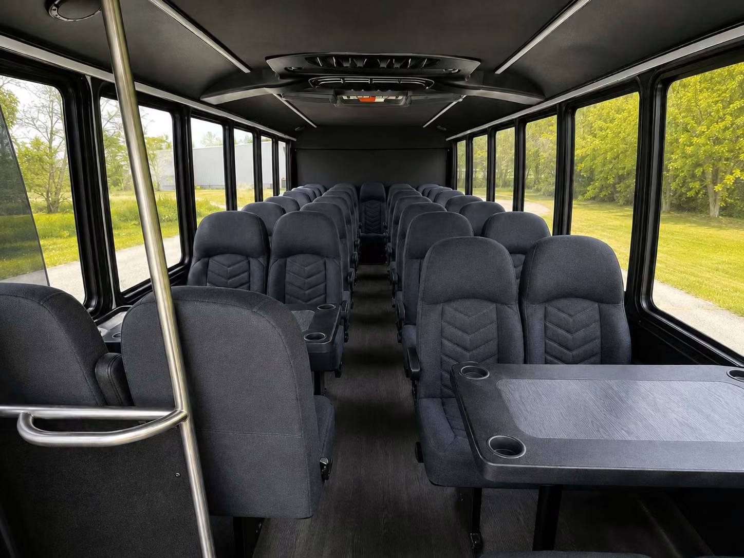 15 passenger minibus interior