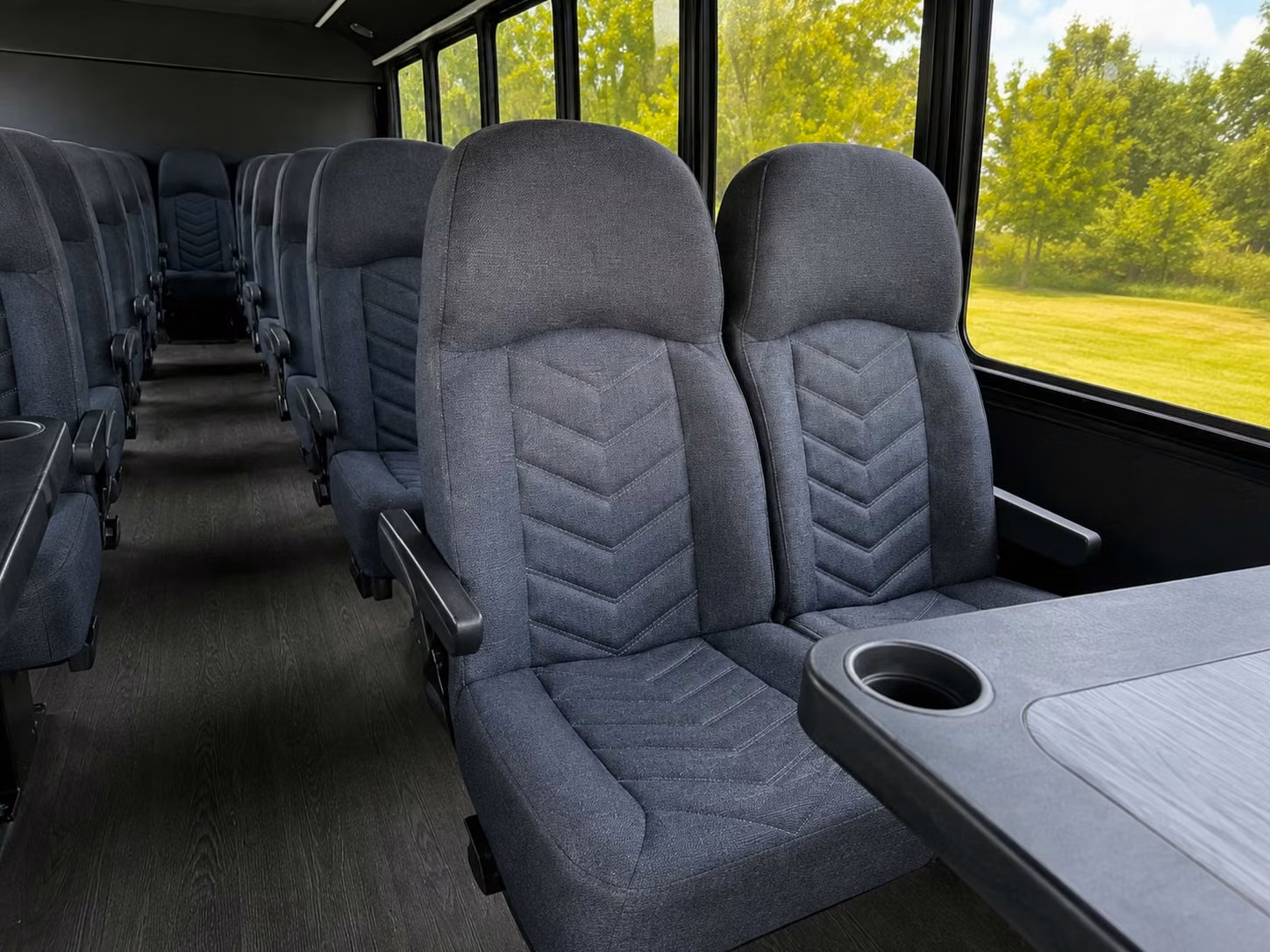 18 passenger minibus inside