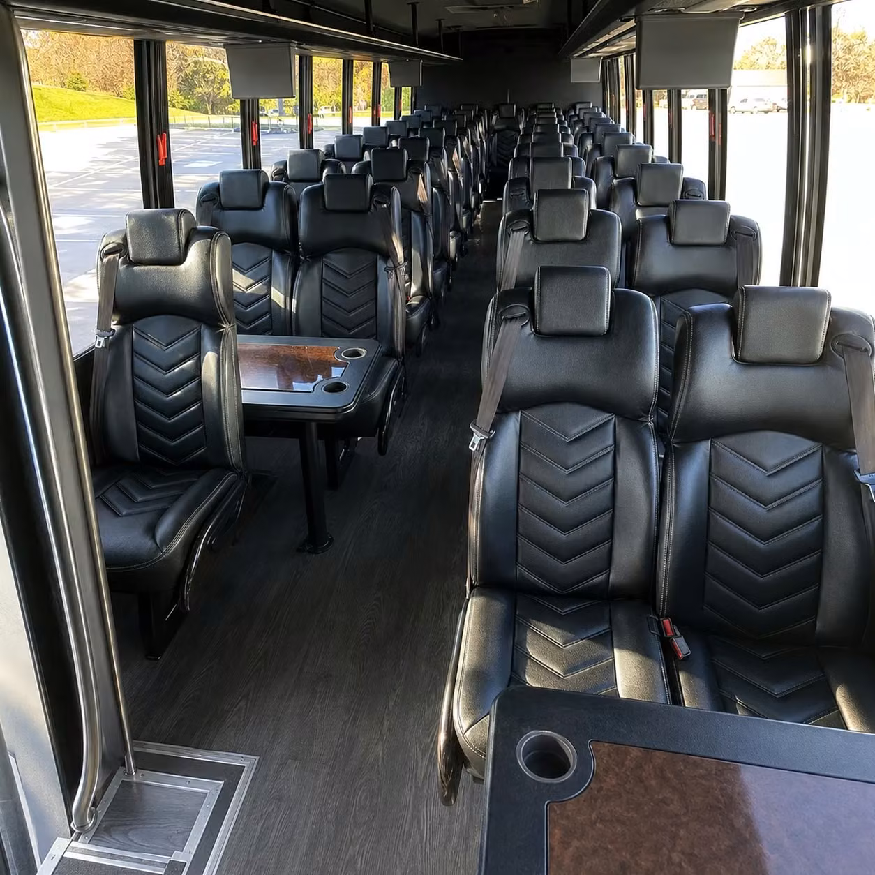 25 passenger minibus inside