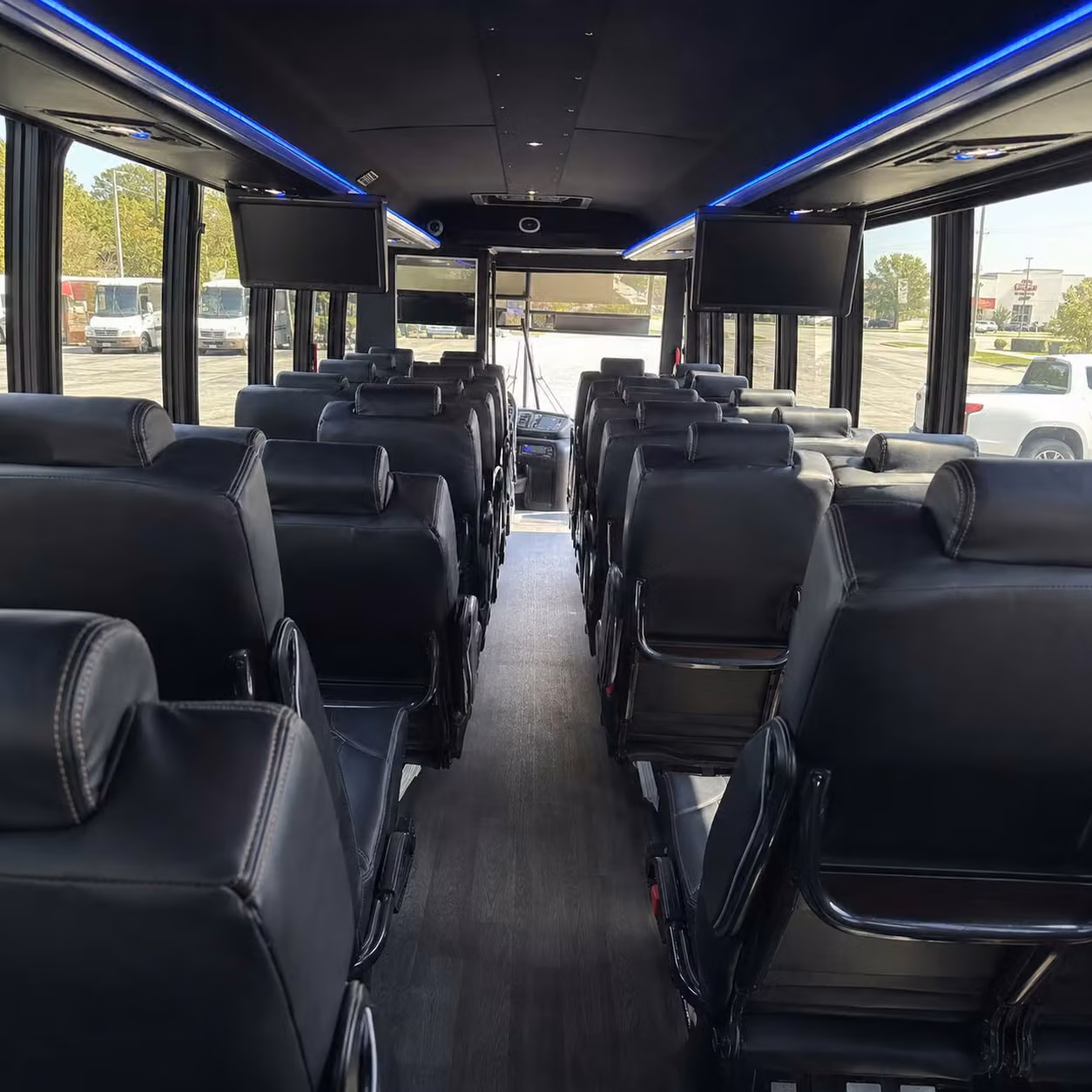 30 passenger minibus inside