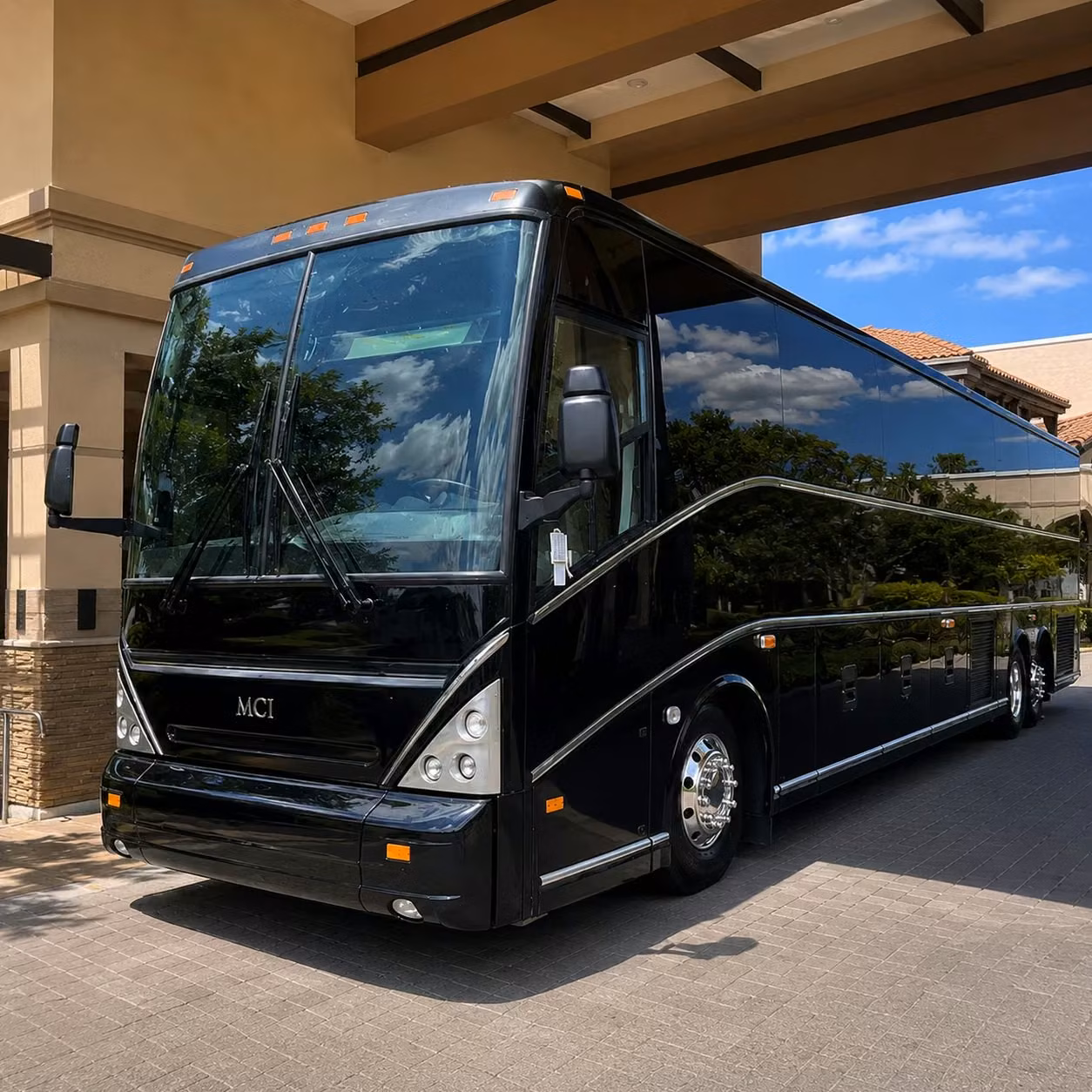56 passenger charter bus