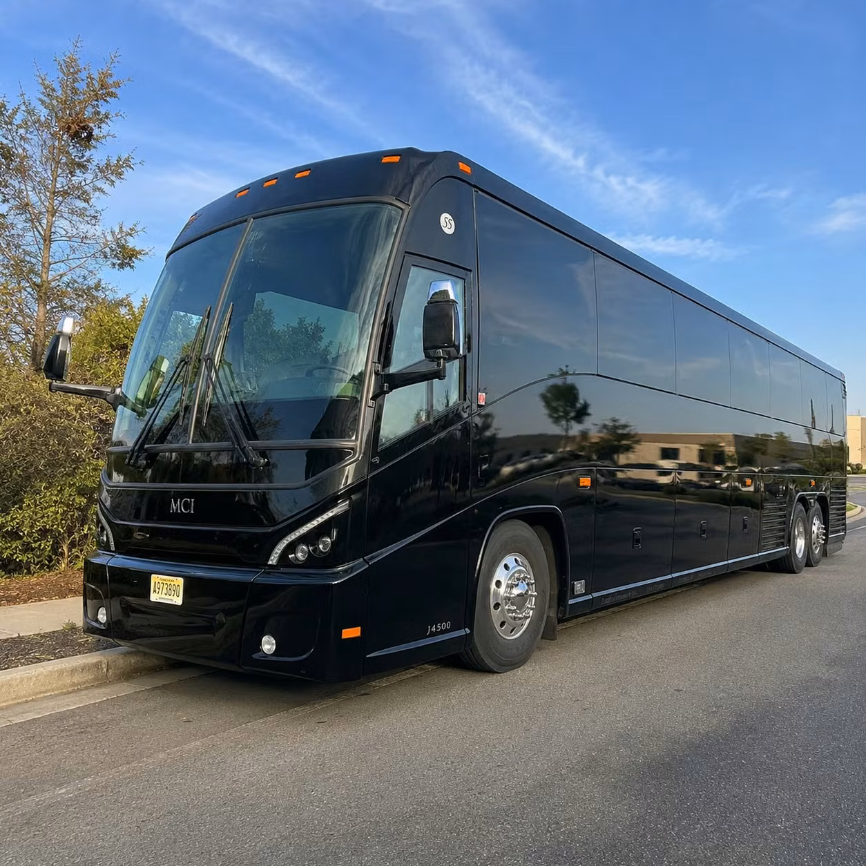 book dod compatible charter bus rentals for rialto area military training and ceremonies
