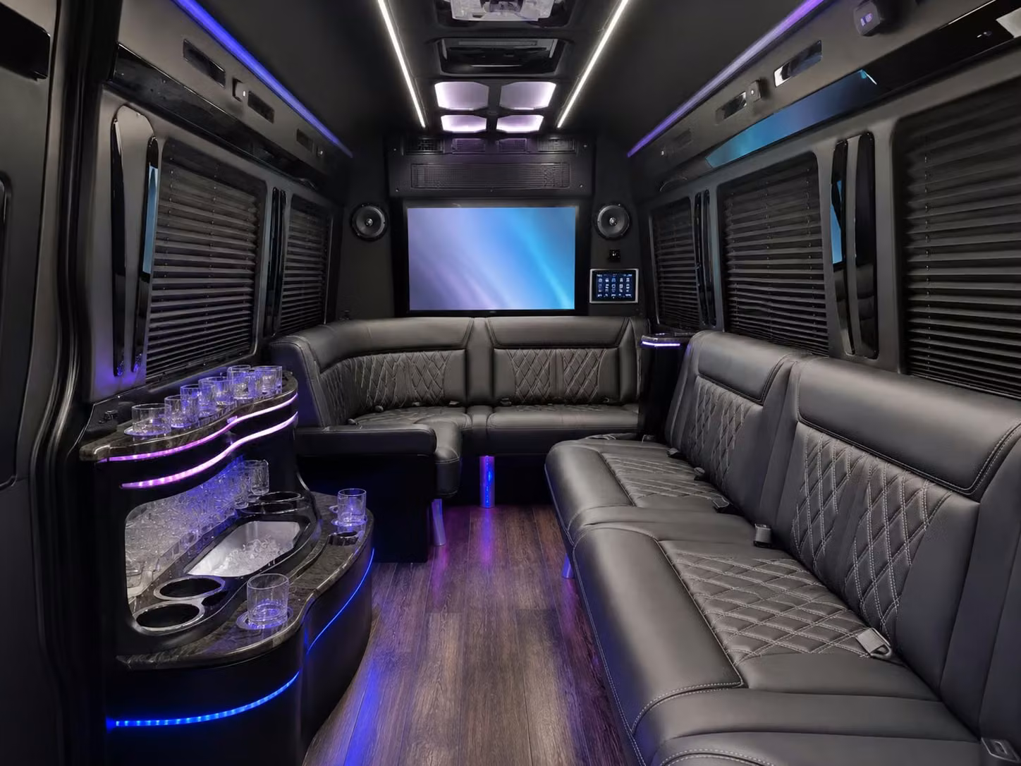 bus rental options for rialto trips