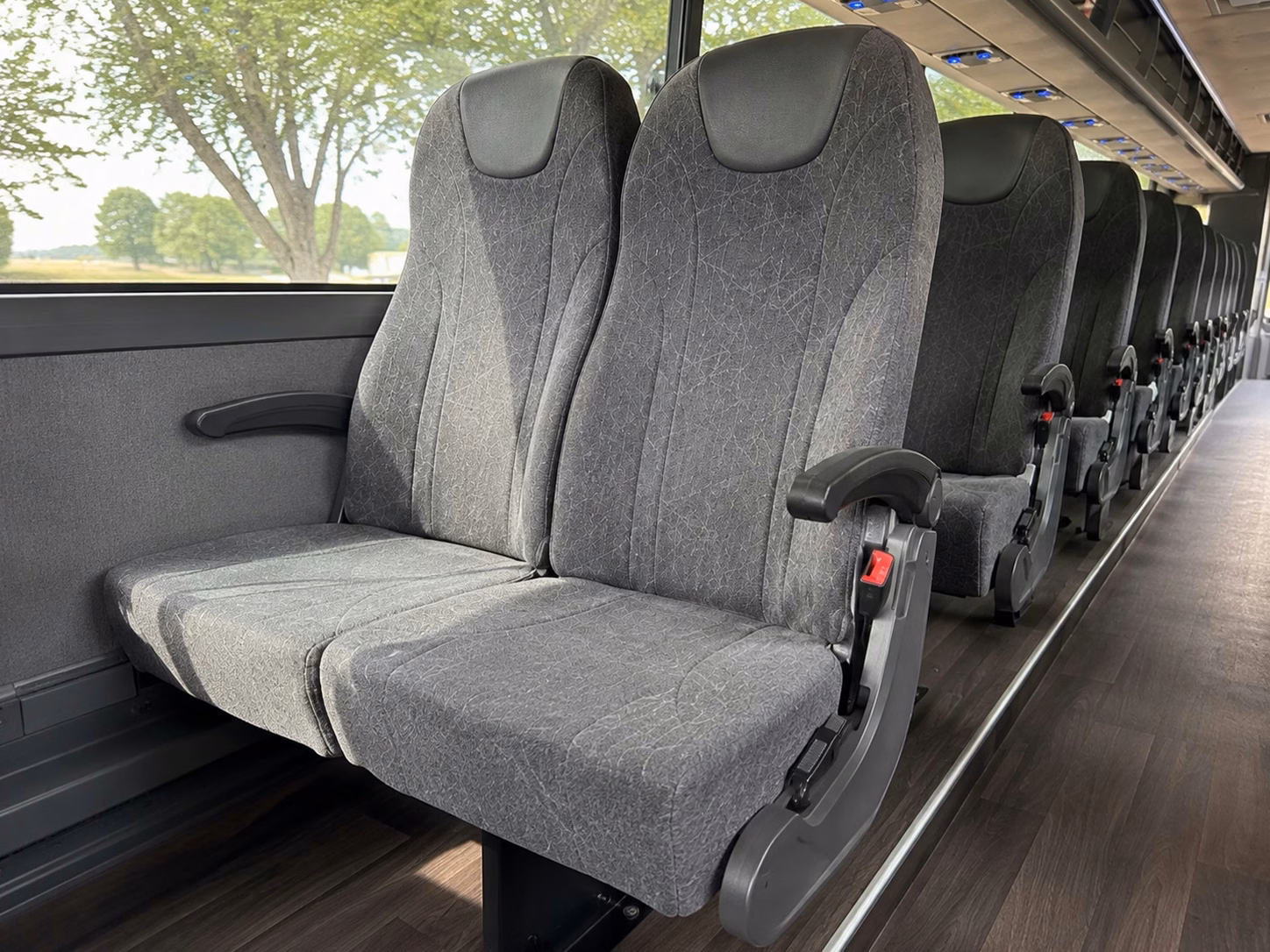 how time of year and peak season affect charter bus prices in rialto