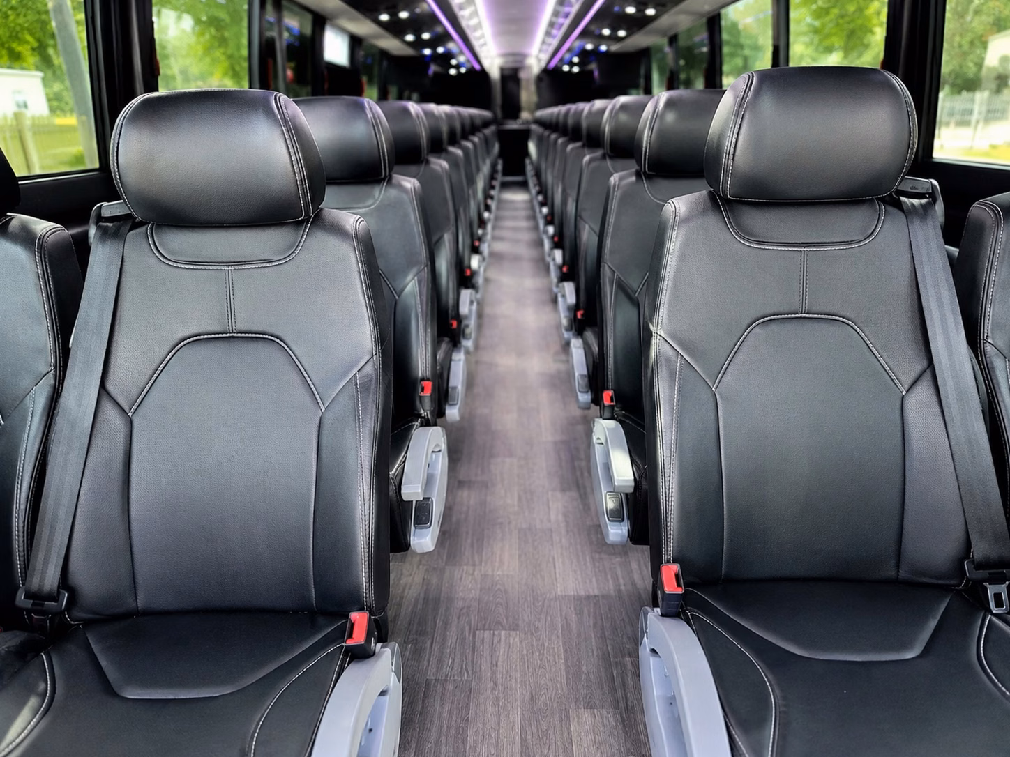 rialto charter bus interior gallery