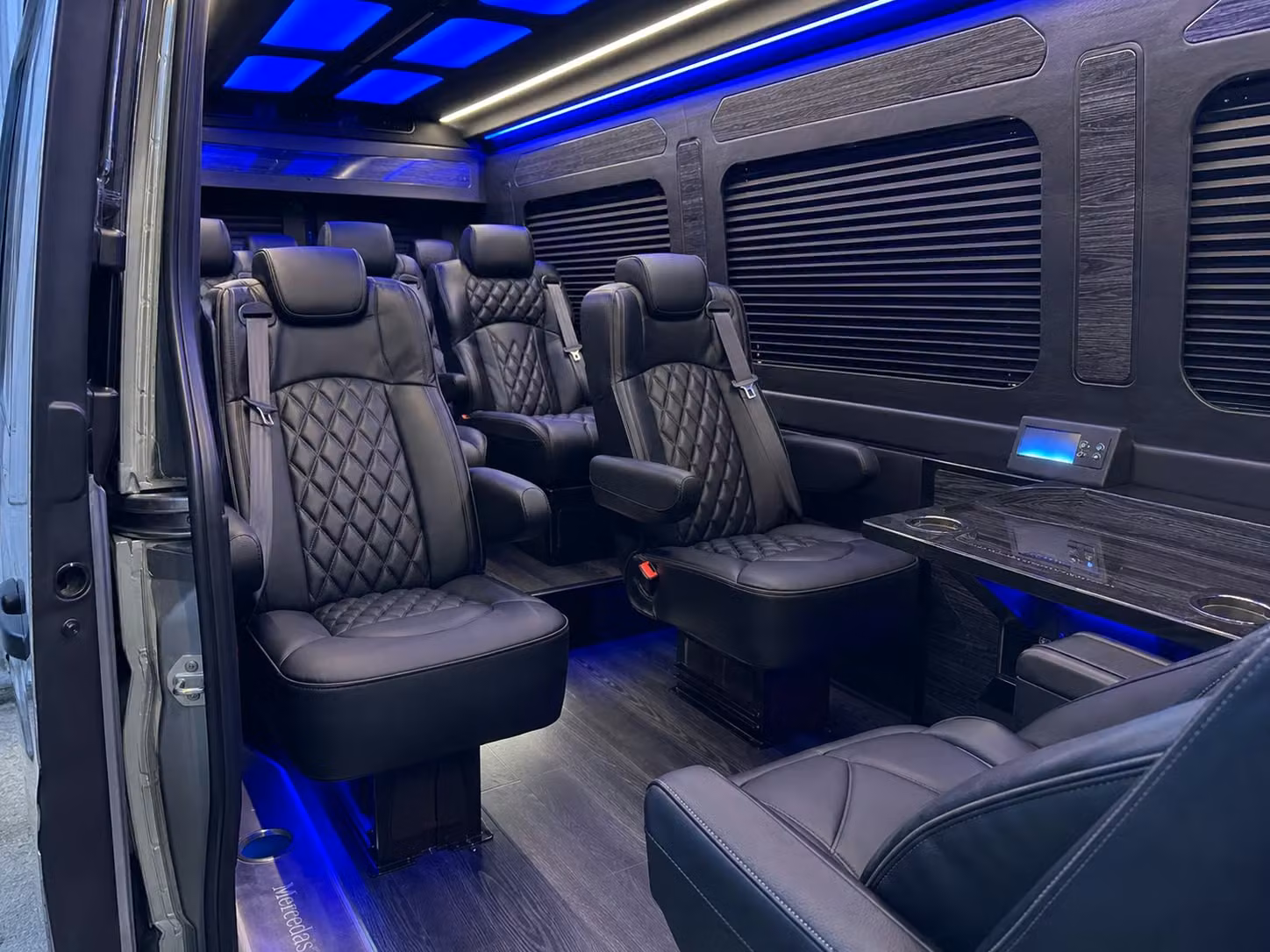 sprinter van transportation for groups and events across rialto